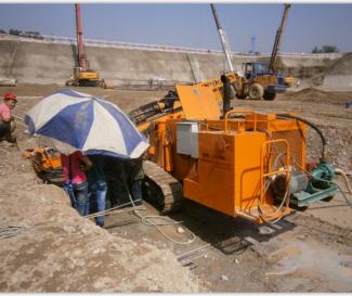 Crawler Hydraulic Pipe Shed Drilling Rig Maintenance